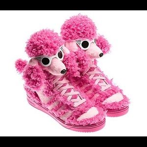 Adidas x Jeremy Scott Pink Poodle Dog Sneaker